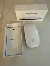 Apple Magic Mouse 2 A1657 Wireless Bluetooth, Rechargeable, White/Silver