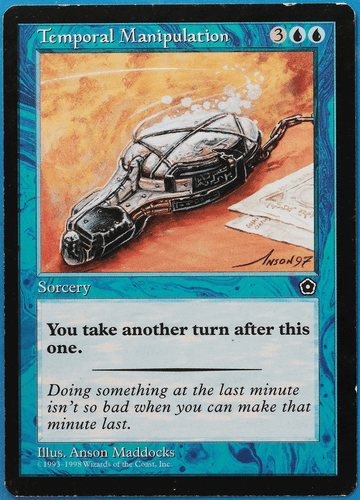 Temporal Manipulation Portal Second Age PLD Blue Rare CARD (505391) ABUGames - Picture 1 of 2