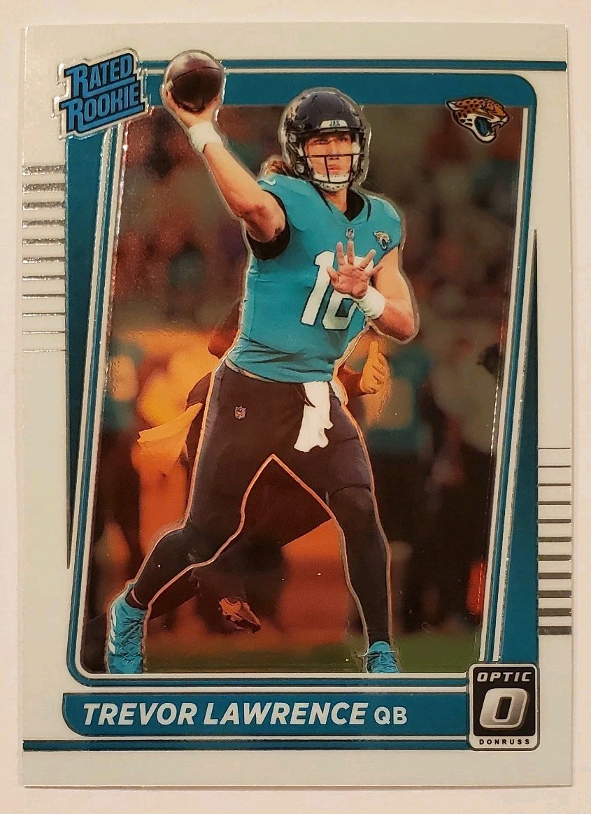 Trevor Lawrence 2021 Panini Donruss Optic - #201 Rated Rookie (RC)!