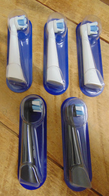 Oral-B iO Series Replacement Brush Heads Lot Of 5 New & Sealed! 3 White, 2 Black