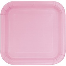Paper Party Plates  Round or Square Wholesale value 19 colours 80 plates £13.50