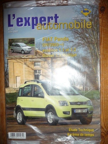 Revue Technique Fiat Panda 3 en état comme neuf sous film d'origine