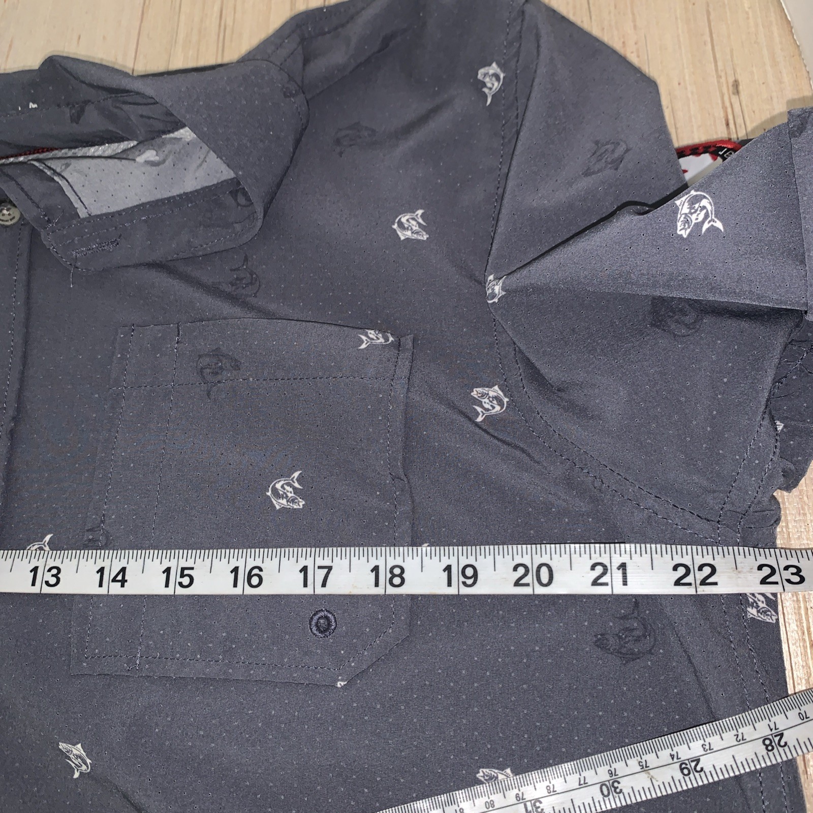 Assorted Men's Large Pocket Button Down Short Sle… - image 9