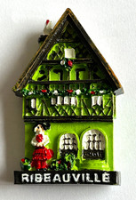 Stunning Village RIBEAUVILLE -House in the Alsace Region In France Fridge Magnet