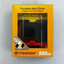 Transcend StoreJet 500GB Portable Hard Drive