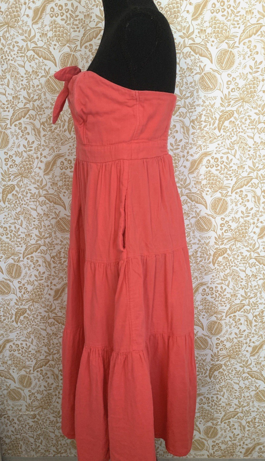 Universal Thread Orange Off The Shoulder Ruffle D… - image 4