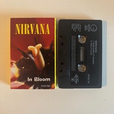 NIRVANA - IN BLOOM RARE UK CASSETTE TAPE SINGLE 