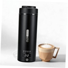 Travel Electric Kettle 16oz, Smart Water Bottle with 4 Temperature BLACK