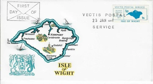 1971 Postal Strike First Day Cover - Vectis Postal Service