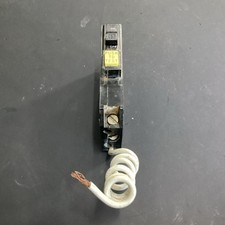 Square D QO115GFI 15 Amp 120V Plug In Ground Fault Circuit Breaker Used    