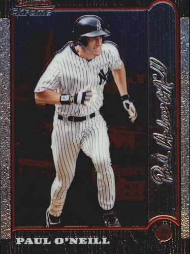 Paul O'Neill #20 1999 Bowman Chrome card