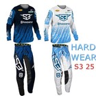 2026 HARD Wear Husqvarna MX Gear Set Off Road Motocross Jersey & Pants Kit