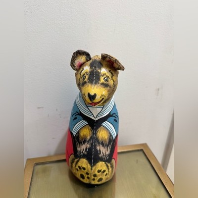 Vintage Dean s Rag Knock About Toy Sailor Suit Bear Fabric Doll