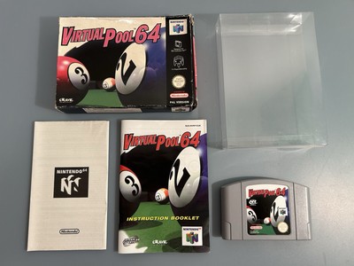 Virtual Pool 64 für Nintendo N64  mit OVP und Anleitung CIB PAL UNBESPIELT
