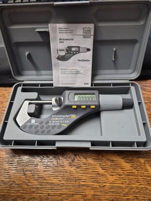 Brown Sharp Micromaster MM2000 Digital Micrometer 0-1.2'' Swiss (UNTESTED)