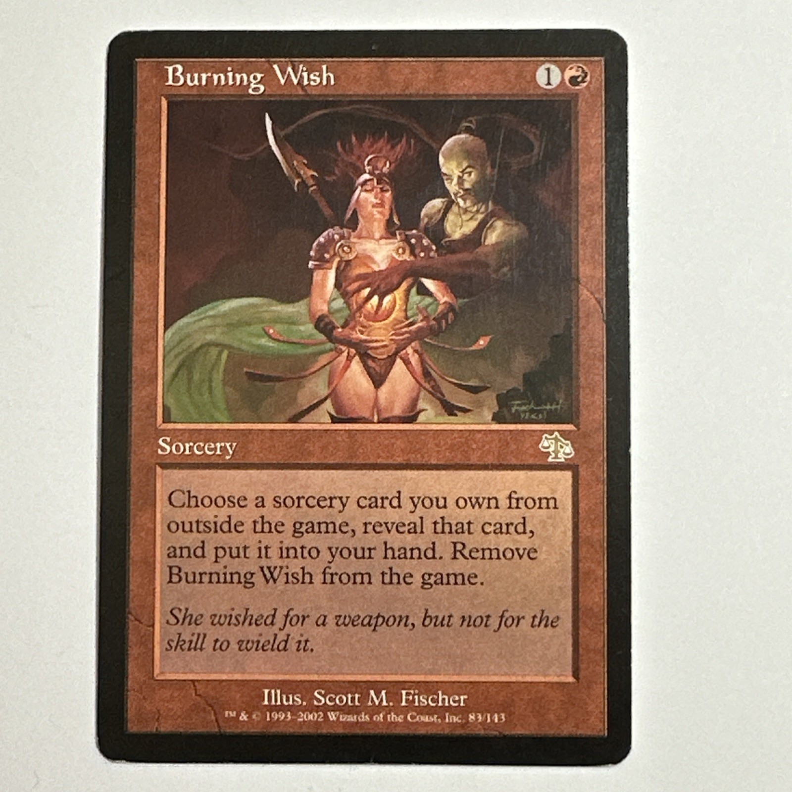 Burning Wish 83/143 Judgement Magic the Gathering MTG LP
