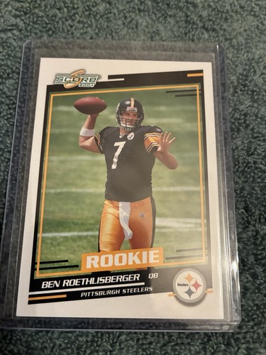 Ben Roethlisberger #381 2004 Panini Score card