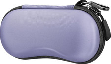 Sunglasses Case, Hard EVA Shell Shockproof Sport Glasses Case with Metal Carabin