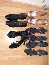 Bundle Of 5 Pairs Of Ladies Pre-worn Shoes. Size 5-6.