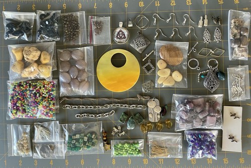 Huge LOT Quality JEWELRY MAKING Findings & Beads for JEWELRY MAKING CRAFTS LOT A