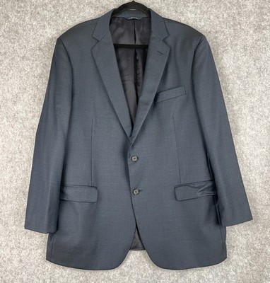 Brooks Brothers 1818 Madison Blazer Jacket Men 46R Blue Wool Vitale Barberis USA