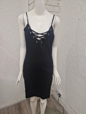 BNWT Jane Norman Black Ribbed Dress Size 16