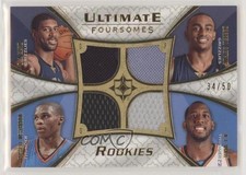 2008-09 Ultimate Collection Foursomes Rookies 34/50 OJ Mayo Darrell Arthur 05bt