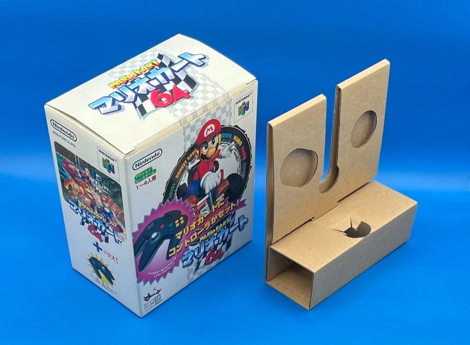 Lot 4 Nintendo64 Mario Kart (complete SET)  BOX + controller + BOOK + figure JP - Image 2 of 4