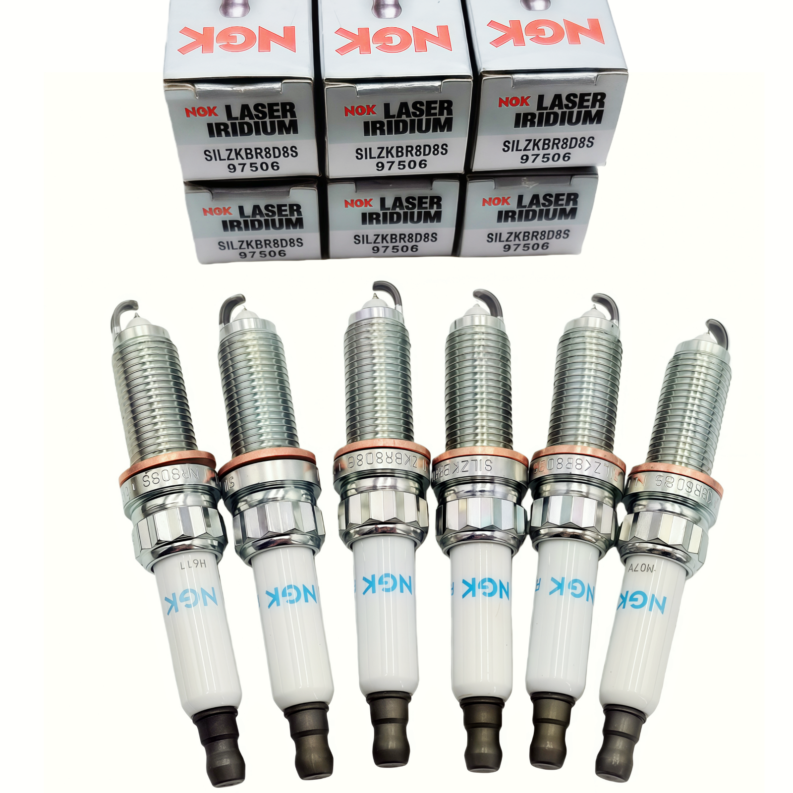 6x NGK Spark Plug SILZKBR8D8S 97506 For BMW X1 X3 X4 X5 Z4 Roadster 1er 3er 5er