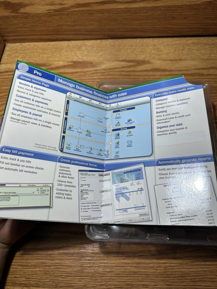 Intuit Quickbooks Pro 2007 Small Business Financial Software Win 2000/XP/Vista - Image 3 of 4
