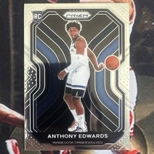 2020 Prizm #258 Anthony Edwards RC - Timberwolves