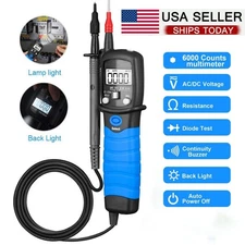 Digital Multimeter Electric Voltage Tester Pen DC/AC Volt Resistance Continuity