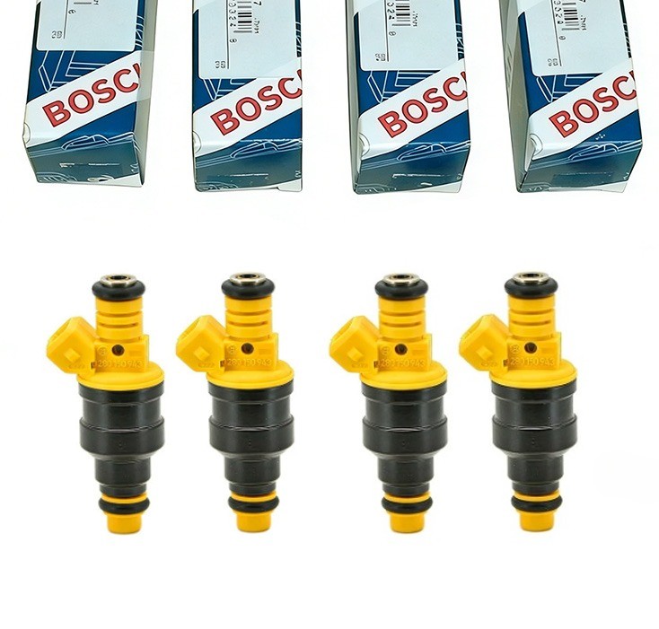 4Pcs Genuine BOSCH OEM EV1 Upgrade Fuel Injectors for BMW 318i 318is 1.8L