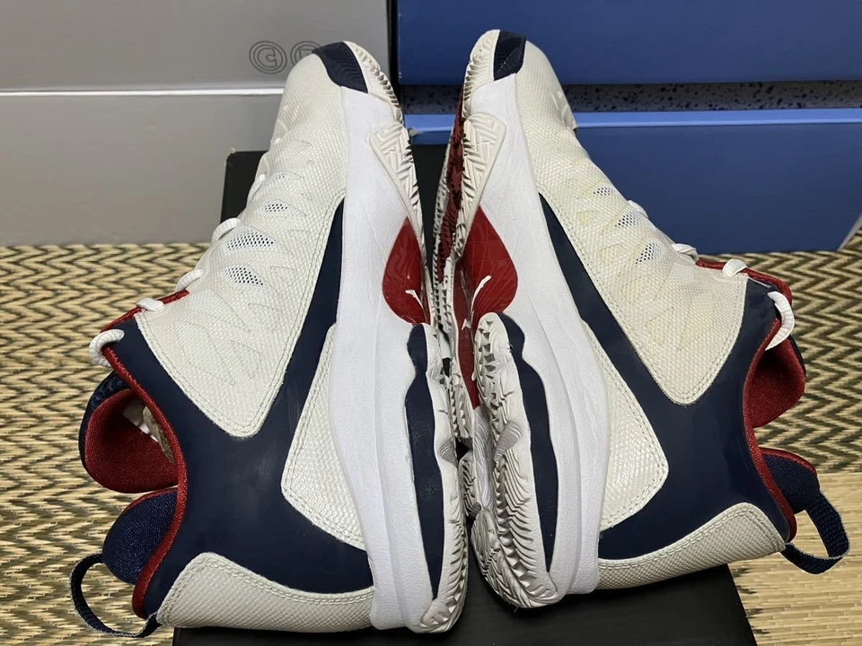 Nike Jordan Cp3.VI США белый спортзал красный полночь темно-синий 535807-117 с коробкой мужчин Us9 - Изображение 4 из 4
