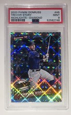 2020 PANINI DONRUSS HIGHLIGHTS DIAMOND TREVOR STORY ROCKIES #H5 PSA 9 MINT RARE!