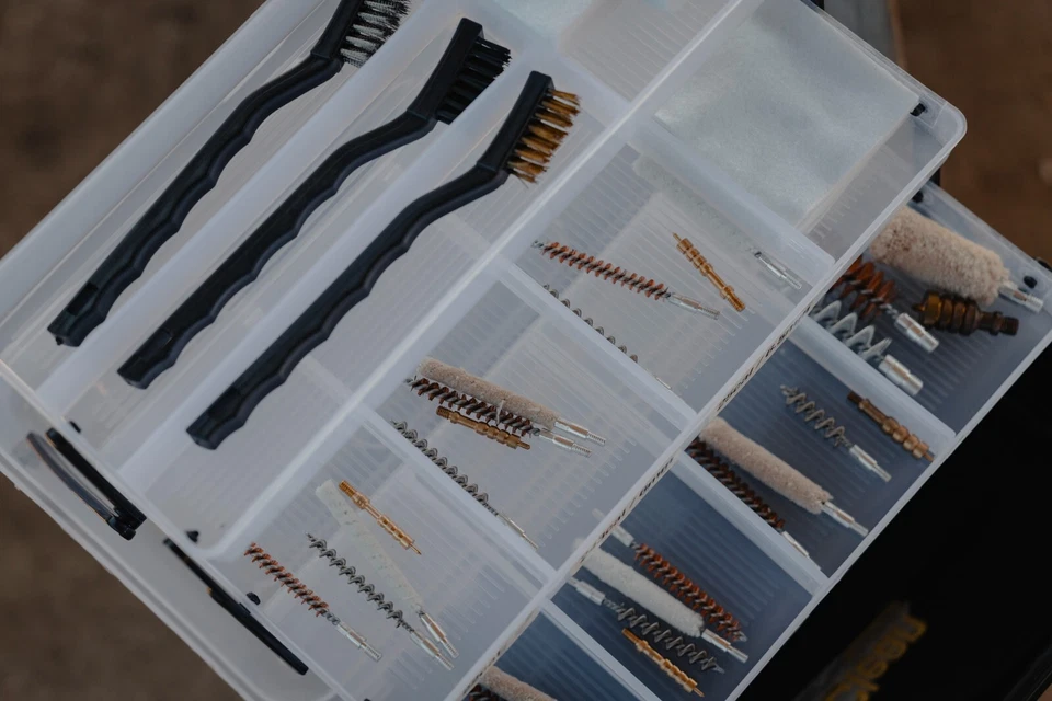 NEW Pro-Tactical CLEANSHOT Universal Gun Cleaning Kit - Rifle Pistol Shotgun Box - image 4 of 4