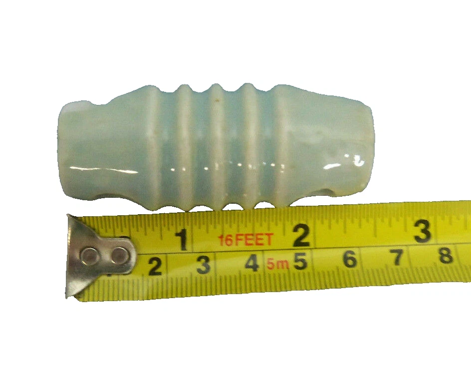 Pacote com 6 isoladores de antena de cerâmica "DOG BONE" vitrificada real. The Dipolo Standard! - Imagem 2 de 3