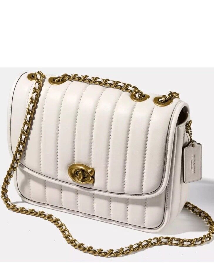 Coach Madison Shoulder Bag with Quilting Style 4684 Chalk Coach Madison Shoulder Bag with Quilting Style 4684 Chalk