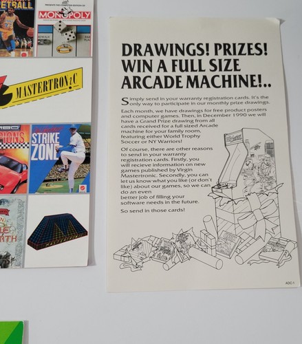 Vintage Amiga Rick Davis's World Trophy Soccer Box Diskettes Contents - Afbeelding 6 van 9