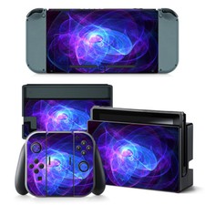 Nintendo Switch Skin Design Foils Sticker Protective Foils Set - Spiral Motif