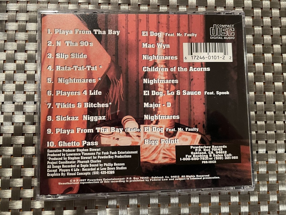 POWDERBOY COMPILATION-RARE-OOP-OAKLAND-1997-EL DOG-MAJOR D-G FUNK 