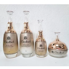 Cledbel Prestige Gold Collagen Basic Set of 4 Toner Lotion Serum Cream K-Beauty