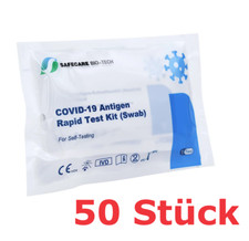50x Corona Schnelltest Selbsttest Covid-19 CE2934 BfArm PEI Omikron 1/2027 Safec