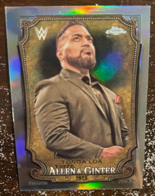2025 Topps Chrome WWE Tonga Loa Allen & Ginter #ag-loa