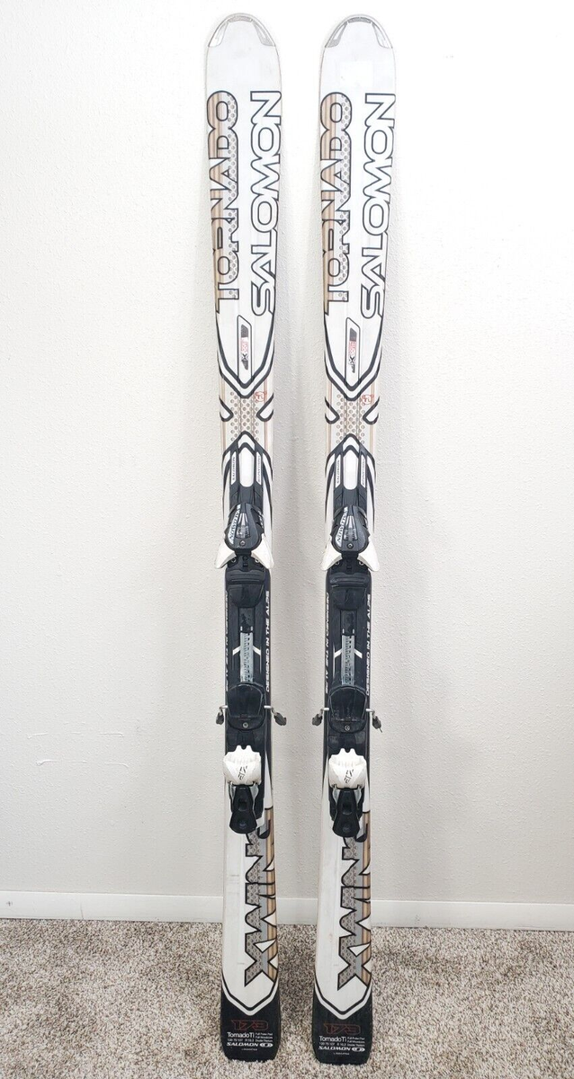 173cm SALOMON X-WING TORNADO Ti Titanium All Mountain Skis w/ Z12