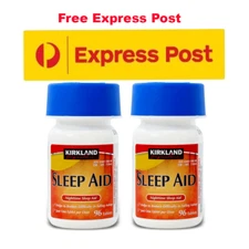 Kirkland night aid sleep supplement 192 tabs exp 01/28