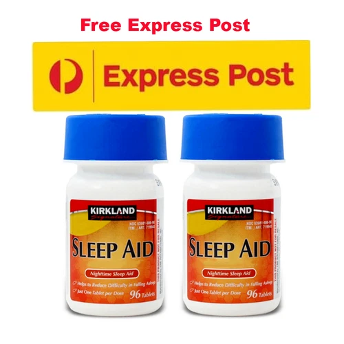 Kirkland night aid sleep supplement 192 tabs exp 09/28