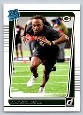 2021 Panini Donruss - Rated Rookie #343 Eric Stokes (RC)