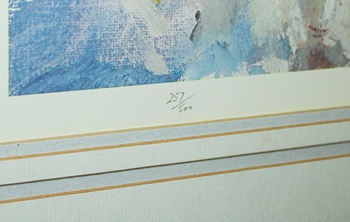 DAVID LLOYD SMITH (b.1944 ) Framed Limited Edition Print Seated Ballet Dancer - Picture 4 of 6