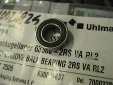 EZO 63800-2RS VA RL2 Bearing, 10mm x 19mm x 7mm